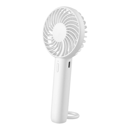 S3 3 Speed Low Noise Hanging Hole Desk Fan Portable Rechargeable Handheld Cooling Fan, S3 (White), S3 (Pink), S3 (Baby Blue)