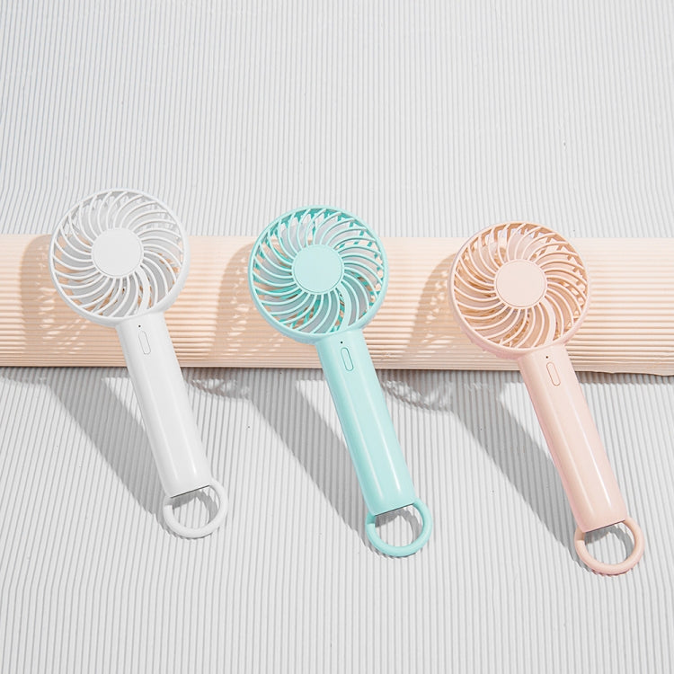 S3 3 Speed Low Noise Hanging Hole Desk Fan Portable Rechargeable Handheld Cooling Fan, S3 (White), S3 (Pink), S3 (Baby Blue)