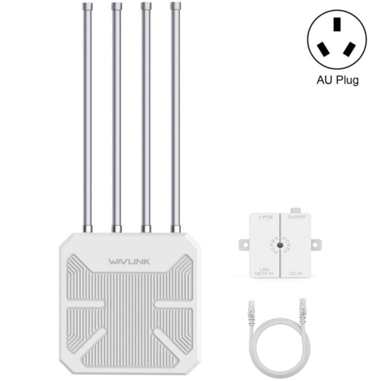 WAVLINK WN573HX3 AX3000 Waterproof Outdoor WiFi Wireless Outdoor Dual Band Router, US Plug, UK Plug, EU Plug, AU Plug