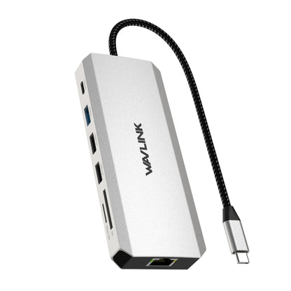 WAVLINK UMD306 12 in 1 Dual 8K Triple Monitor Multiport Adapter, UMD306