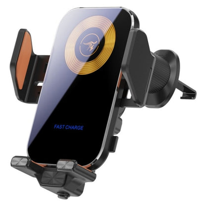 X15 Wireless Charger Mobile Phone Bracket Car Air Vent Cell Phone Mount Holder, X15 (Silver), X15 (Black)