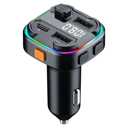 C3 Dual USB Car Charger Bluetooth Hands-free Call Adapter FM Transmitter Car MP3 Music Player, C3