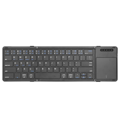 B077T With Touchpad Foldable PU Leather Wireless Bluetooth Keyboard, B077T