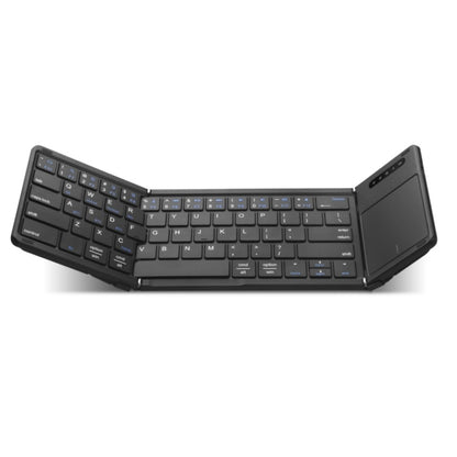 B077T With Touchpad Foldable PU Leather Wireless Bluetooth Keyboard, B077T