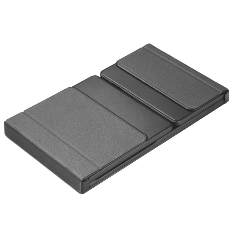 B077T With Touchpad Foldable PU Leather Wireless Bluetooth Keyboard, B077T