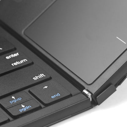 B077T With Touchpad Foldable PU Leather Wireless Bluetooth Keyboard, B077T