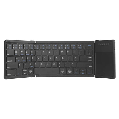 B077T With Touchpad Foldable PU Leather Wireless Bluetooth Keyboard, B077T