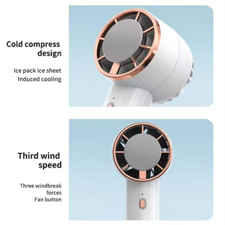 CL02 Outdoor Summer Cooler Cooling Effect Handheld Fan USB Semiconductor Fan