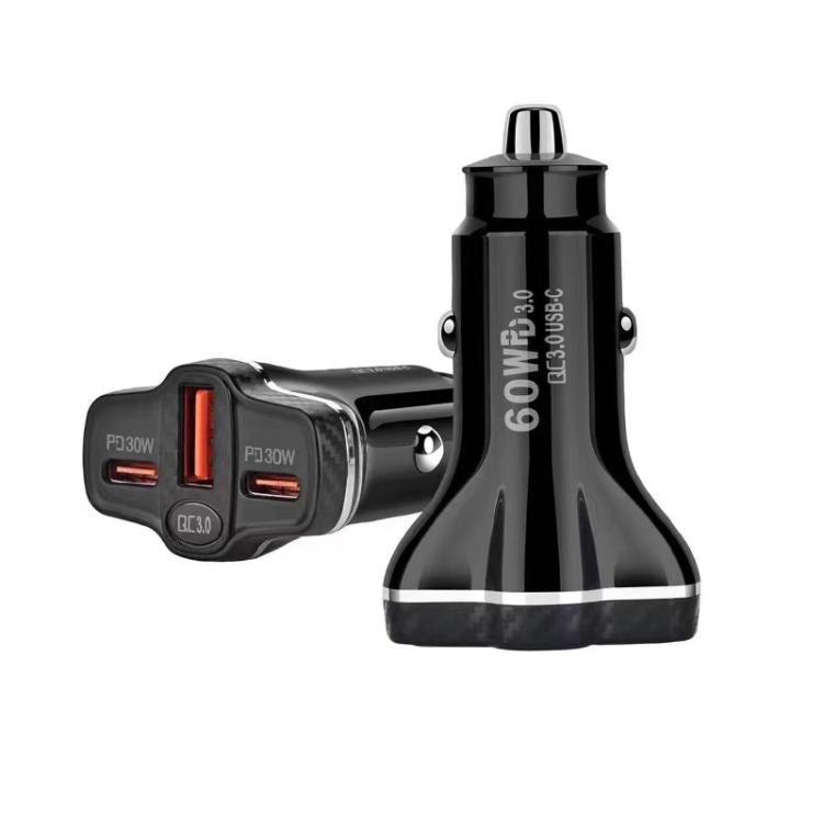 78W PD30W x 2 + QC3.0 USB Multi Port Car Charger
