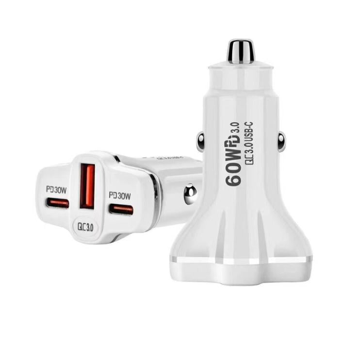 78W PD30W x 2 + QC3.0 USB Multi Port Car Charger
