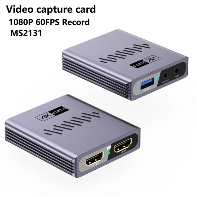 HC-V9 1080P HDMI Game Live Streaming Recording Adapter USB3.0 4K HD Video Capture Card, HC-V9