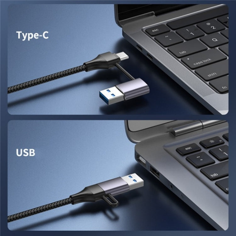 T30B USB / Type-C to Gigabit Hub Adapter for Laptop Tablet PC Phones Docking Station, T30B