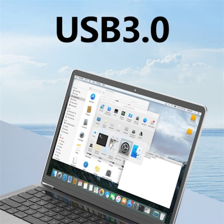 T506 Aluminum Alloy Multi-Port Converter USB-C 3.0 to PD + USB 3.0 + 2 x USB 2.0 Adapter HUB, T506