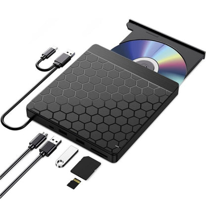 042  Football Pattern USB3.0 / Type-C Computer Laptop External Optical Drive Burner DVD Burner, 042