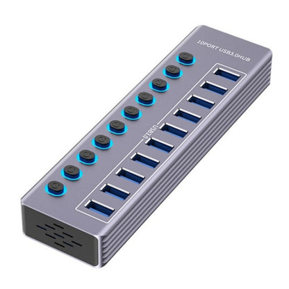U310 10-in-1 USB 3.0 Extension HUB USB Power Charging Station with Individual Switch, U310