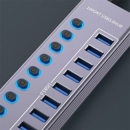 U310 10-in-1 USB 3.0 Extension HUB USB Power Charging Station with Individual Switch, U310