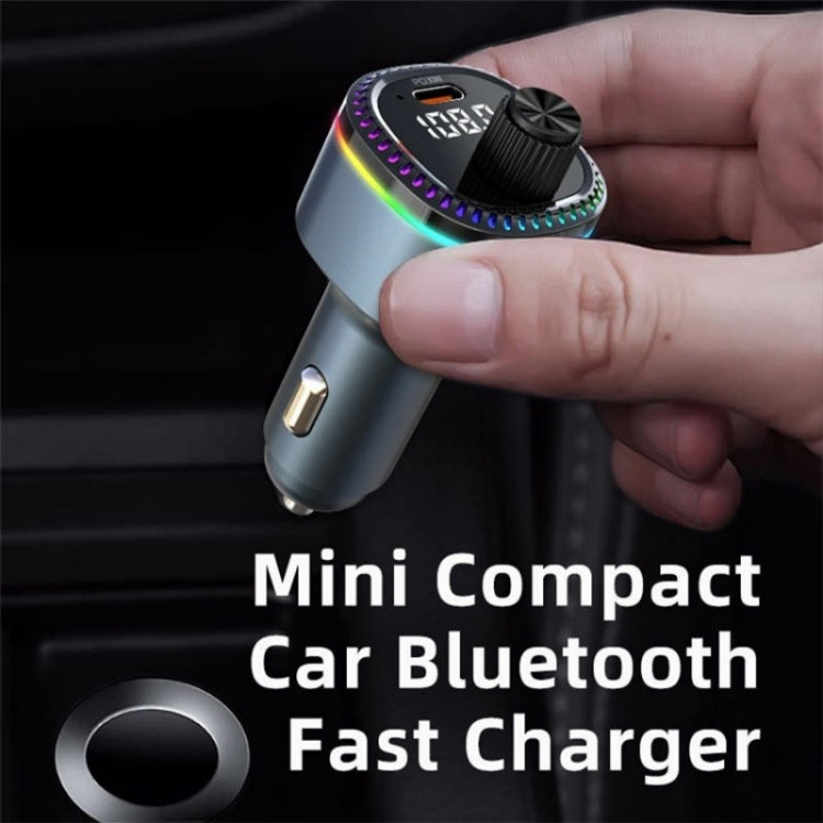 C58 Car MP3 Music Player Type-C + USB Car Charger Bluetooth Adapter FM Transmitter, C58