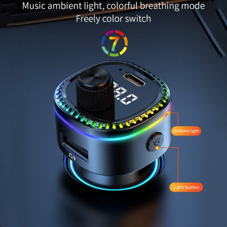 C58 Car MP3 Music Player Type-C + USB Car Charger Bluetooth Adapter FM Transmitter, C58