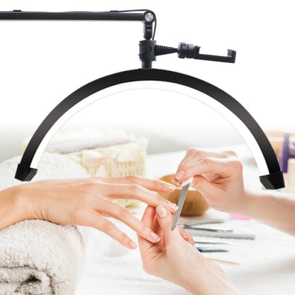 D-M30X 23 inch Half Moon Shape Beauty Manicure Lamp Curved Fill Light, US Plug, UK Plug, AU Plug, EU Plug
