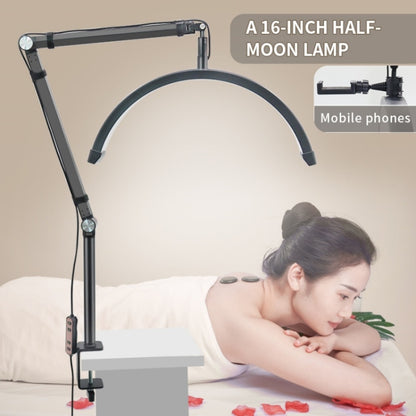 HD-M3X Pro 16 inch Adjustable Brightness Beauty Light Half Moon Light Eyelash Tech Lamp, US Plug, EU Plug, UK Plug, AU Plug