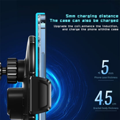 SD10 Wireless Charging Car Air Vent Car Mount Smart Sensor Phone Holder Charger, SD10