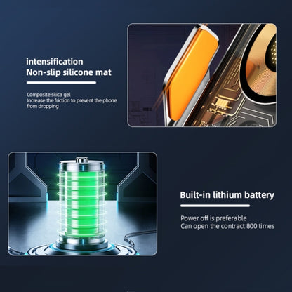 C1 Car Wireless 66W Fast Charger Phone Holder Infrared Sensor Punk Style, C1 Black, C1 Silver