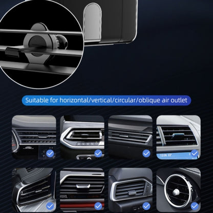 C1 Car Wireless 66W Fast Charger Phone Holder Infrared Sensor Punk Style, C1 Black, C1 Silver