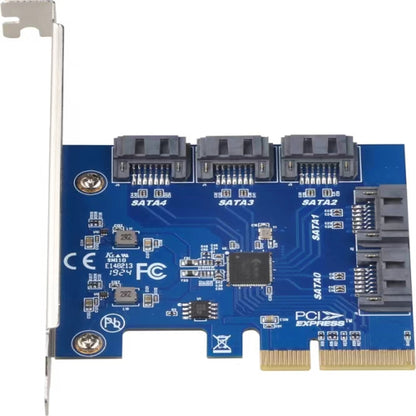 PCIE 3.0-4X to 5 x SATA Controller Card, PCIE 3.0-4X to 5 x SATA