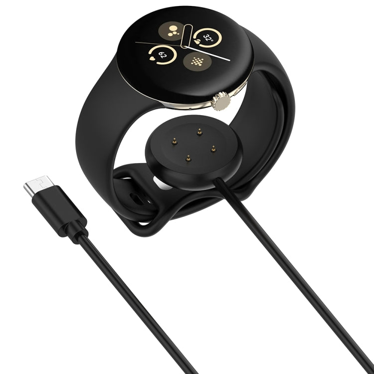 For Fitbit Ace LTE USB-C / Type-C Interface Smart Watch Magnetic Charging Cable