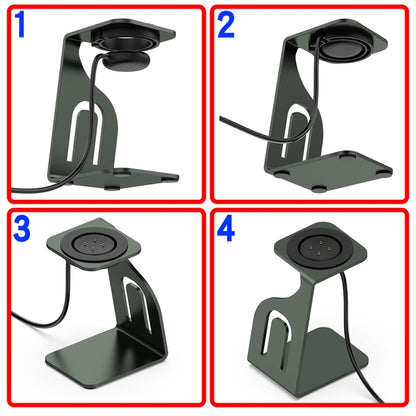 For  Fitbit Ace LTE Aluminum Alloy Watch Charging Stand with Charger