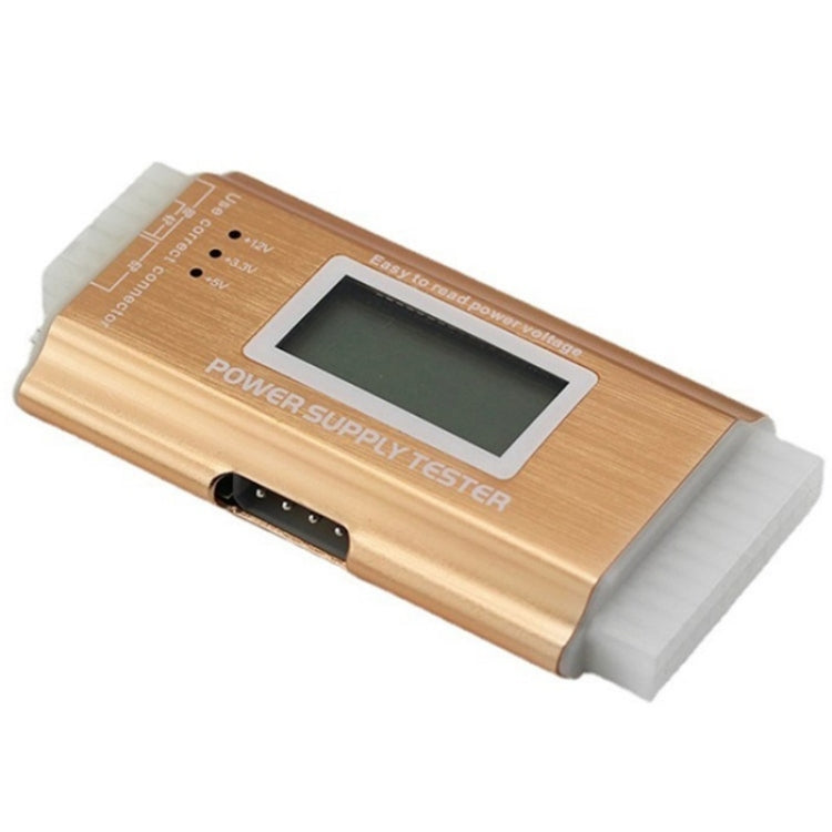 YNS-05 Desktop Computer Power Testing Tool Aluminum Alloy LCD Display ATX Power Tester, YNS-05