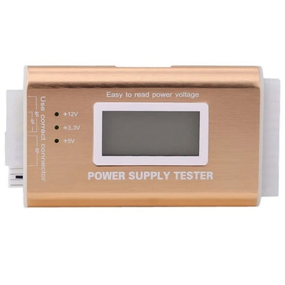 YNS-05 Desktop Computer Power Testing Tool Aluminum Alloy LCD Display ATX Power Tester, YNS-05