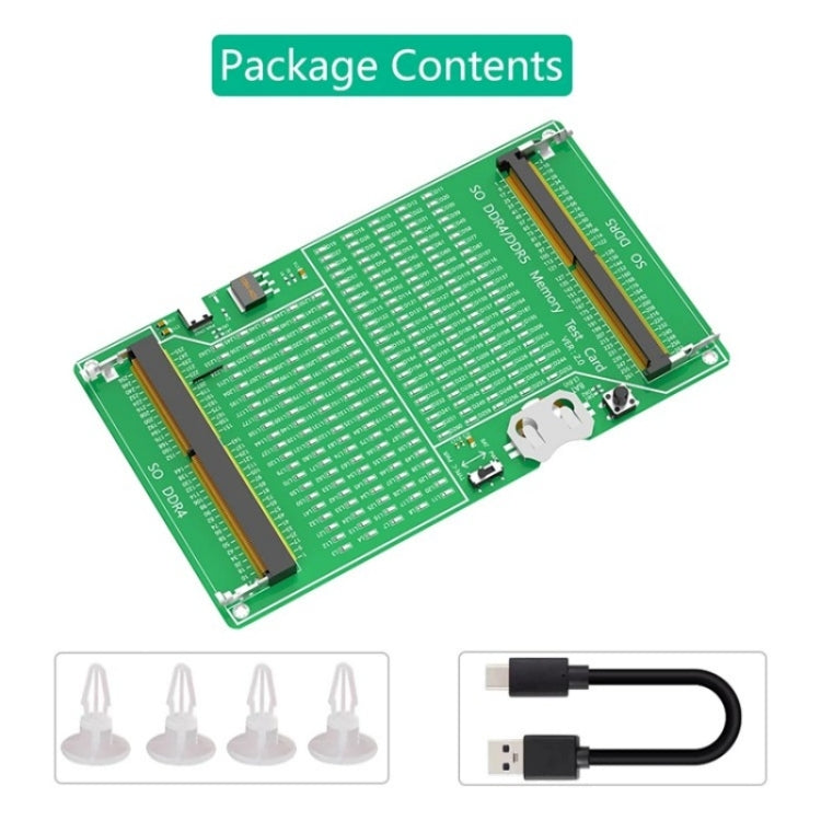 YNS-03 DDR4 / DDR5 2-in-1 Memory Tester Memory Test Card Notebook Memory Stick Tester, YNS-03