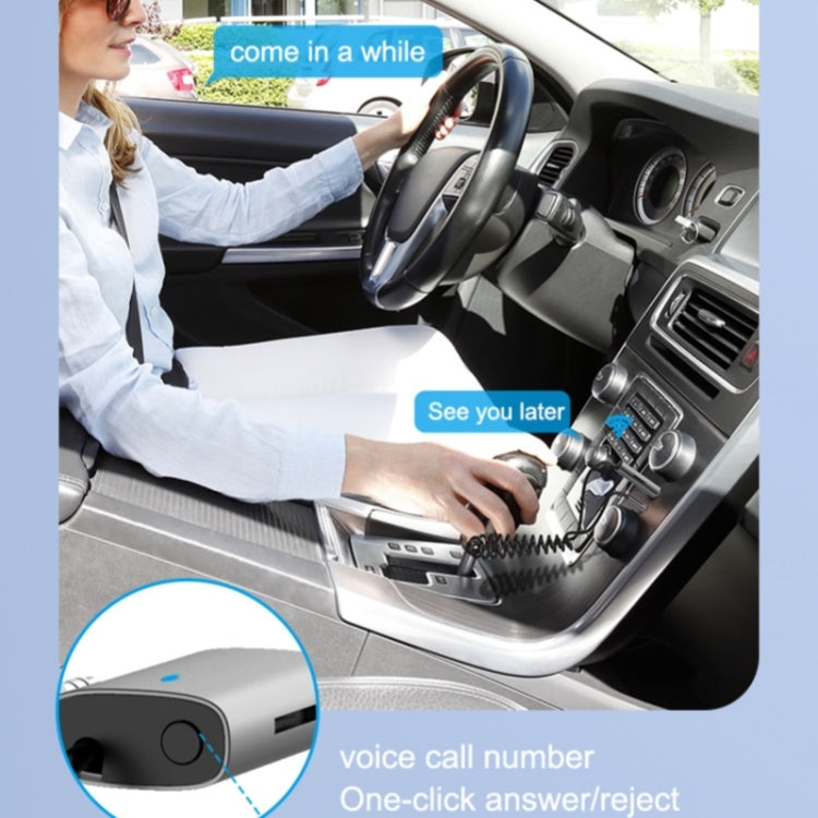M01 Car Bluetooth Receiver Hands-Free Call  3.5mm AUX Stereo Car Wireless Adapter, M01