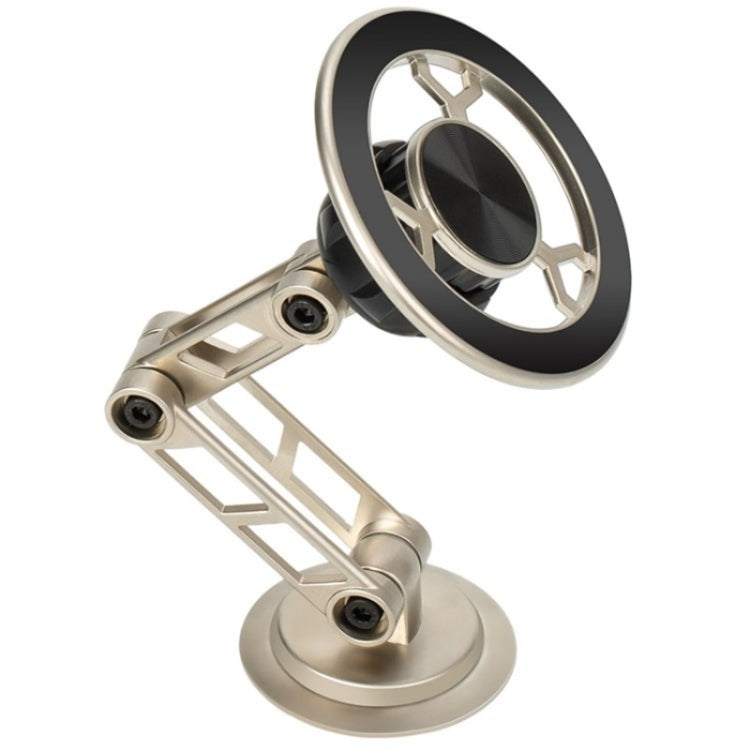 G188 Aluminum Alloy Adjustable Cellphone Stand Car Dashboard Magnetic Phone Holder, G188 Gold, G188 Grey, G188 Silver