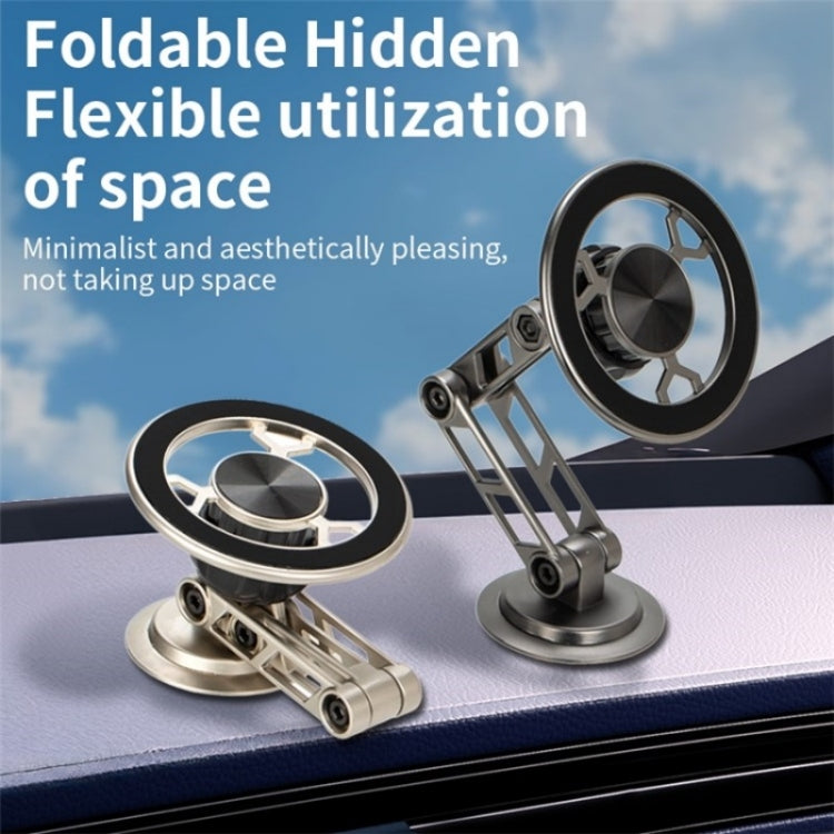 G188 Aluminum Alloy Adjustable Cellphone Stand Car Dashboard Magnetic Phone Holder, G188 Gold, G188 Grey, G188 Silver