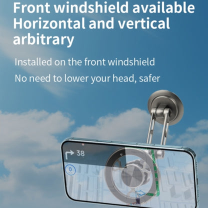G188 Aluminum Alloy Adjustable Cellphone Stand Car Dashboard Magnetic Phone Holder, G188 Gold, G188 Grey, G188 Silver