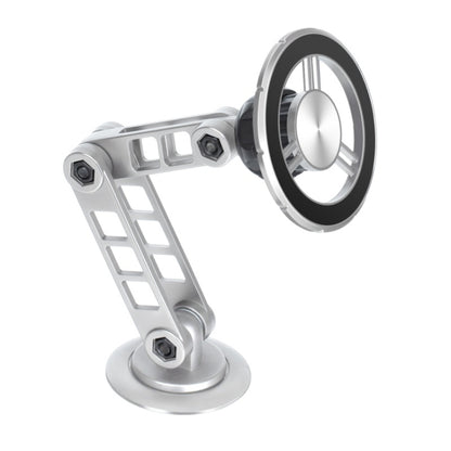 G198 Adjustable Robotic Arm Cellphone Stand Car Dashboard Windshield Magnetic Phone Holder, G198 Grey, G198 Silver