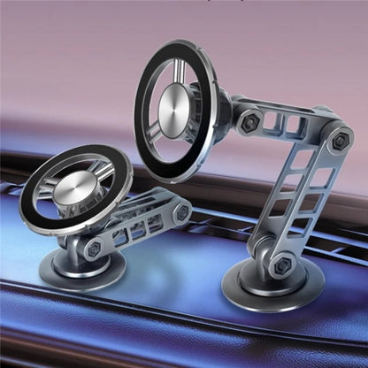 G198 Adjustable Robotic Arm Cellphone Stand Car Dashboard Windshield Magnetic Phone Holder, G198 Grey, G198 Silver