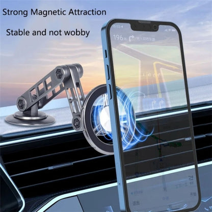 G198 Adjustable Robotic Arm Cellphone Stand Car Dashboard Windshield Magnetic Phone Holder, G198 Grey, G198 Silver