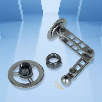 G198 Adjustable Robotic Arm Cellphone Stand Car Dashboard Windshield Magnetic Phone Holder, G198 Grey, G198 Silver