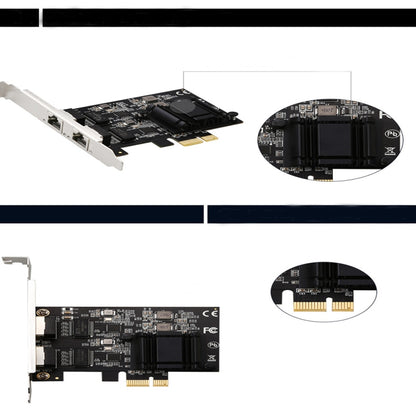 Dual-port 2.5G Gigabit Network Adapter Desktop 8125BG Chip Ethernet Server Network Adapter ESXi Diskless PXE