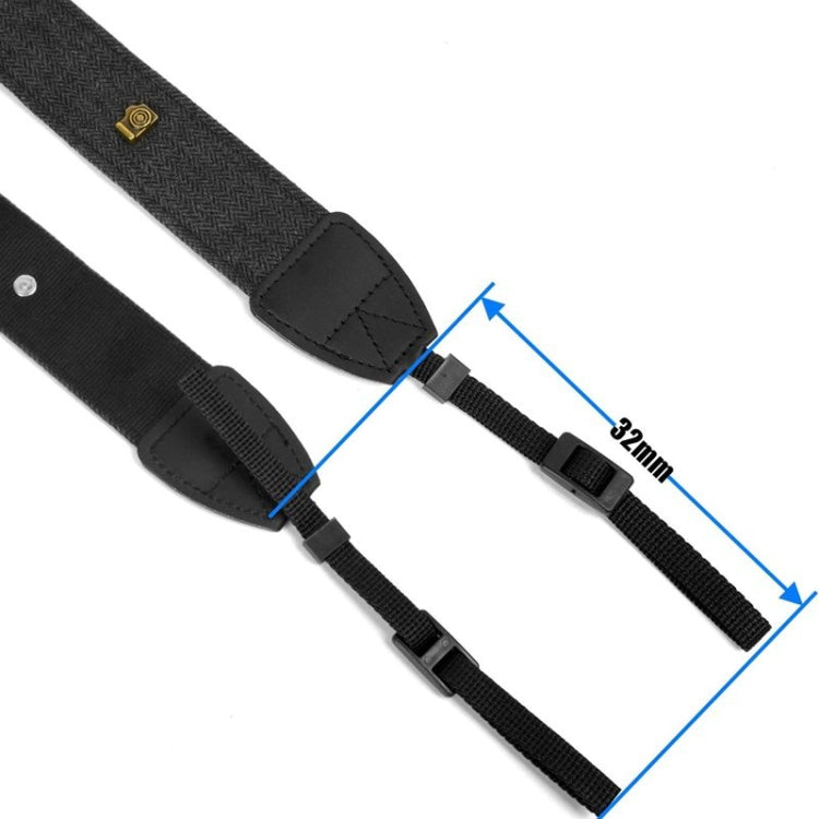 Camera Strap Canvas Neck Shoulder Strap with Quick Release Buckles for DSLR / SLR Camera, Canvas Neck Strap