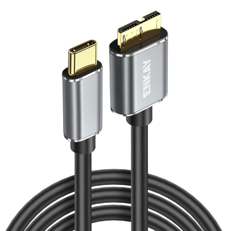 ENKAY USB 3.1 Type-C to USB 3.0 Micro B 10Gbps Data Camera Hard Drive Cable, 0.5m, 1m, 1.5m, 0.25m