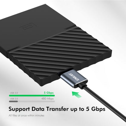 ENKAY USB 3.1 Type-C to USB 3.0 Micro B 10Gbps Data Camera Hard Drive Cable, 0.5m, 1m, 1.5m, 0.25m