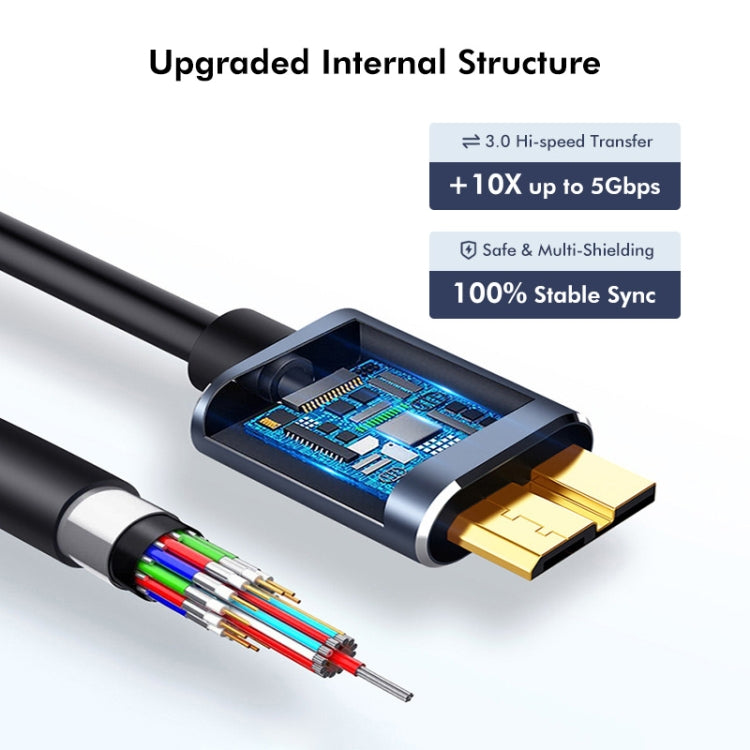 ENKAY USB 3.1 Type-C to USB 3.0 Micro B 10Gbps Data Camera Hard Drive Cable, 0.5m, 1m, 1.5m, 0.25m