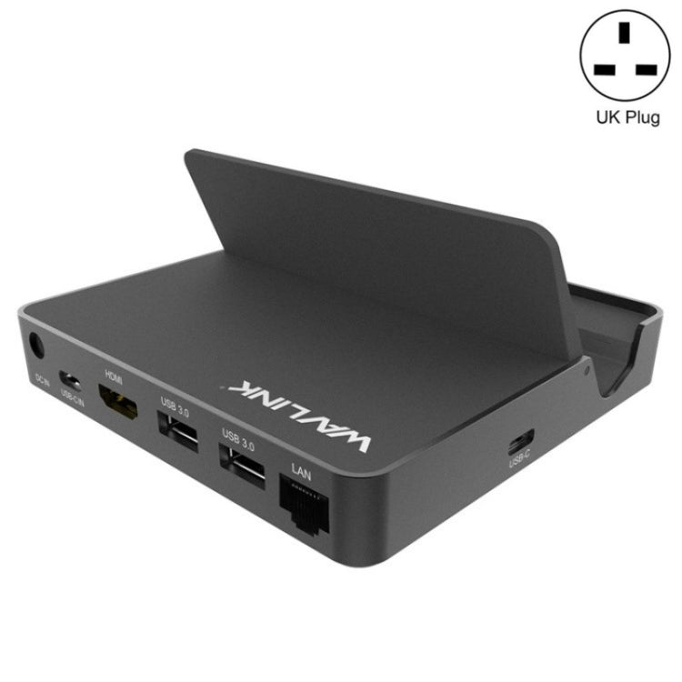 WAVLINK UHP3D01G Gigabit Ethernet USB 3.0 Multi-Function HUB 4K HD Docking Station, UHP3D01G
