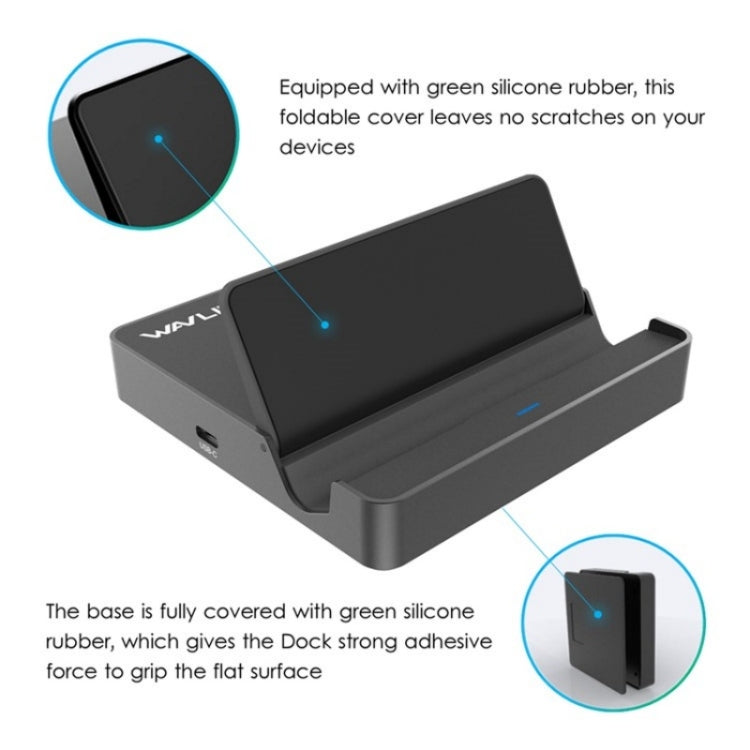 WAVLINK UHP3D01G Gigabit Ethernet USB 3.0 Multi-Function HUB 4K HD Docking Station, UHP3D01G