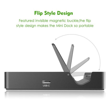 WAVLINK UHP3D01G Gigabit Ethernet USB 3.0 Multi-Function HUB 4K HD Docking Station, UHP3D01G