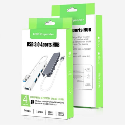 ADS-301A USB 3.0 to Type-C + USB 3.0 / 2.0 4-Ports Hub Laptop Expander, ADS-301A